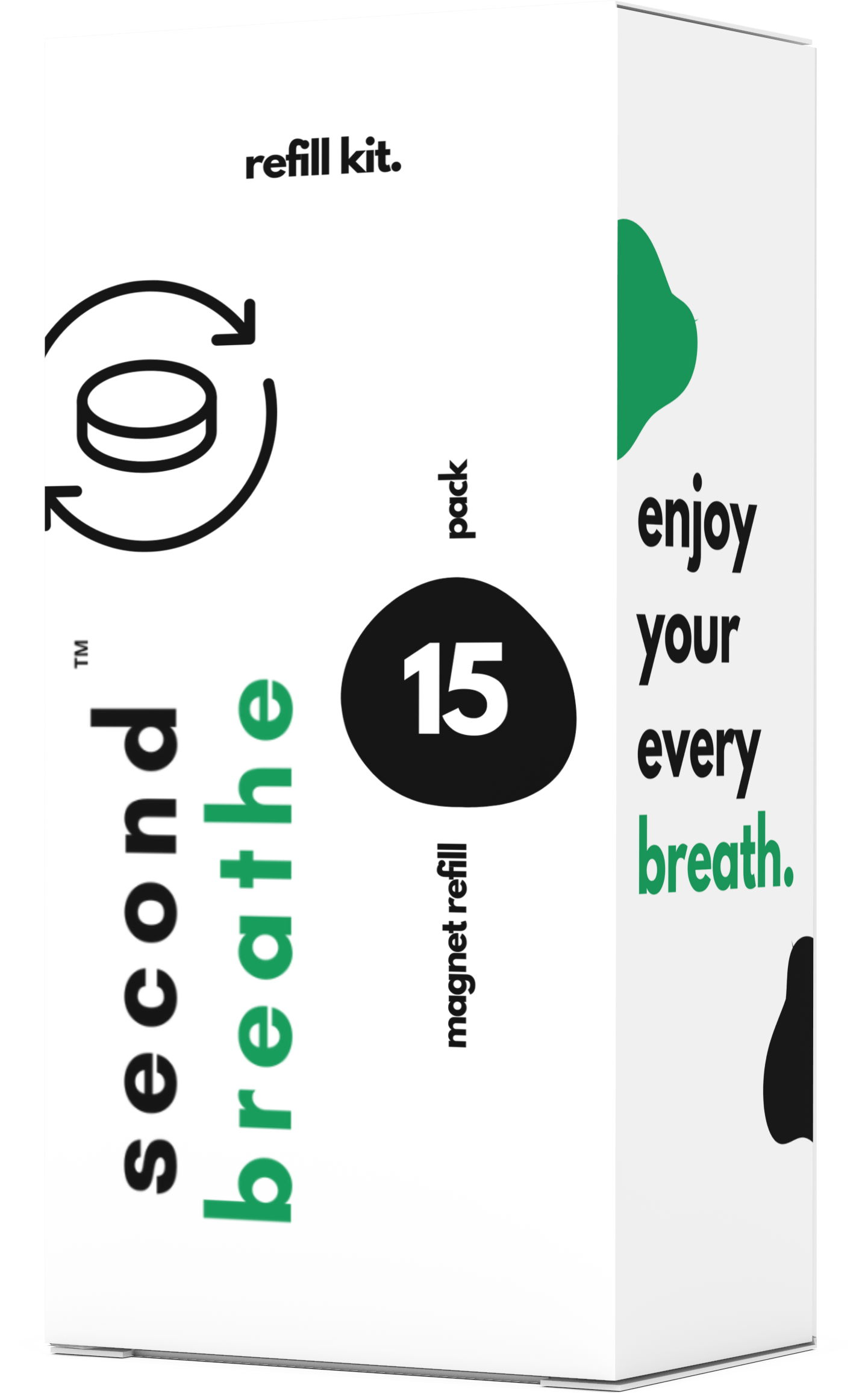 Secondbreathe™ Magnet Refill 15-Pack Kit 1 Dilator 